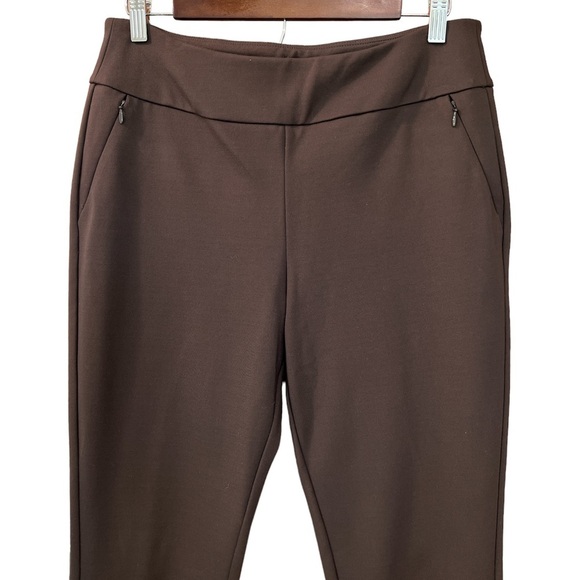 Soft Surroundings Thick Knit Skinny Ankle Dress Pants - Picture 2 of 8